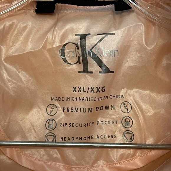 Calvin Klein Women Activewear Full Zip Down Puffer Vest Packable Lightweight 2XL - Picture 7 of 13